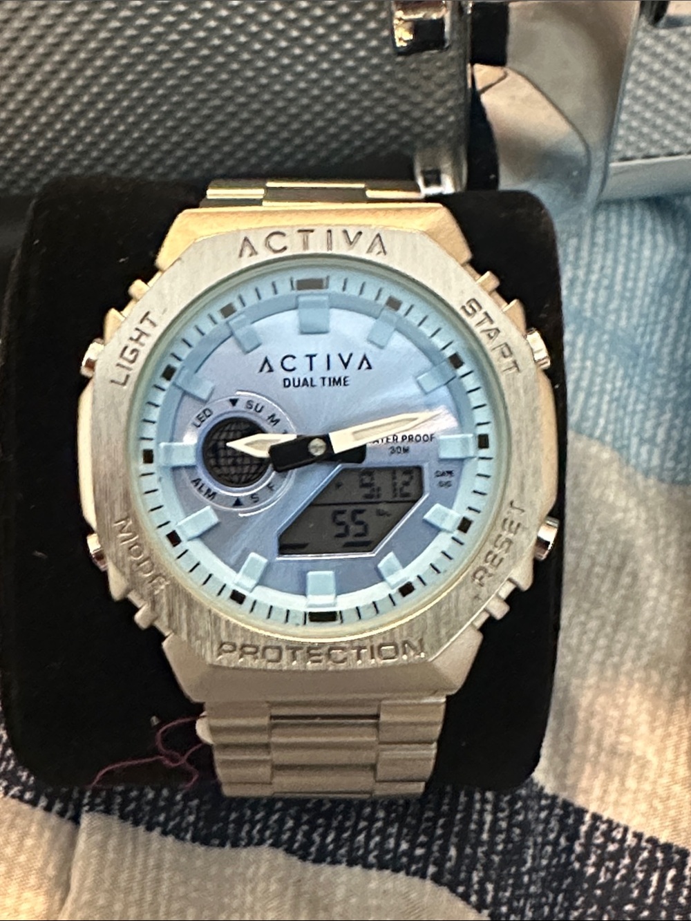 Ativa Stainless Steel Bracelet Watch in Silver